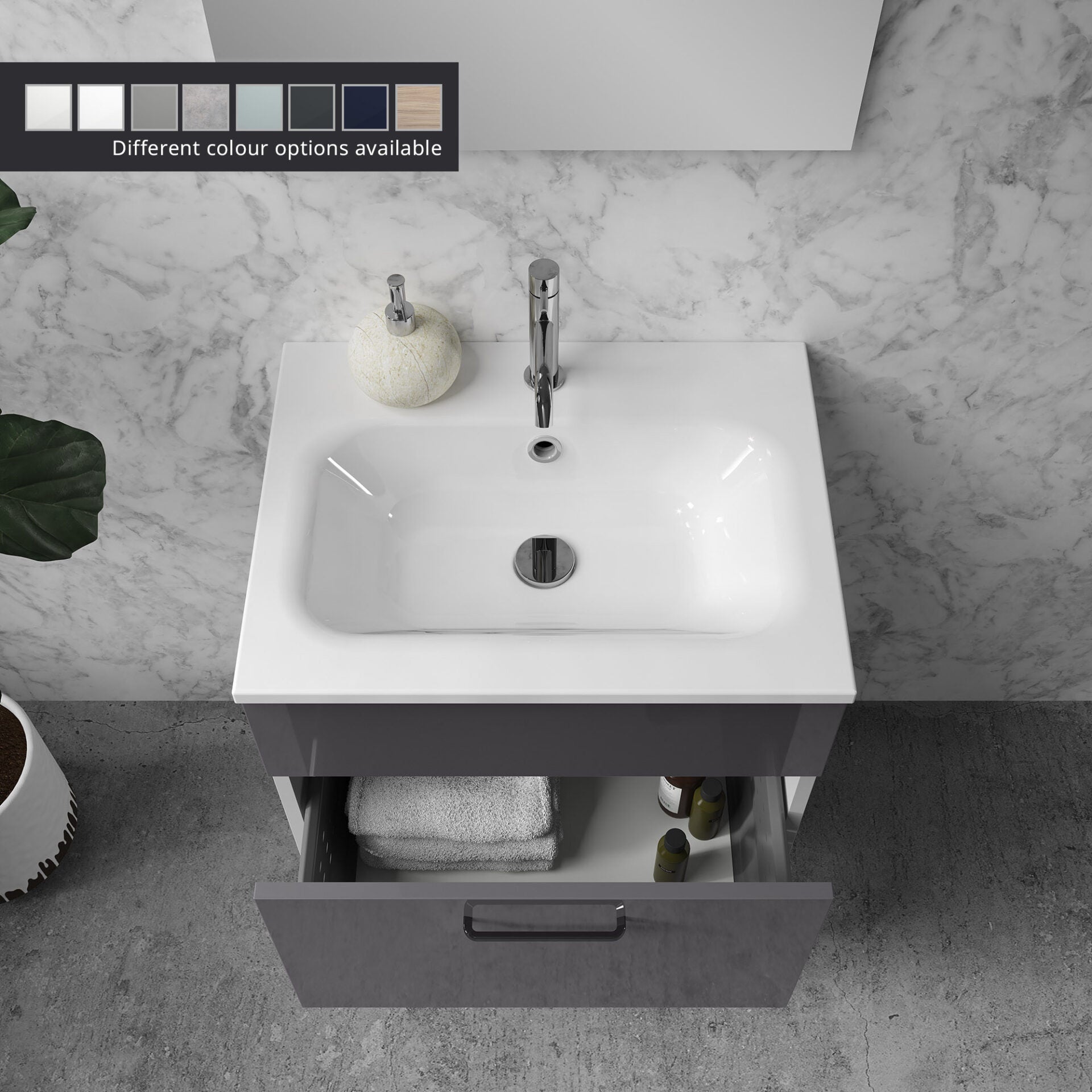 01b 600mm Wide Vanity Units & Basin ALT_V2 (FLAT)