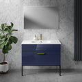 Morley Luxury Bathroom Vanity Unit 1000 - Gloss Indigo