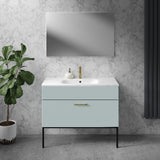 1000mm Wide Vanity Units _ocean green