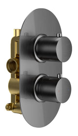 LBC Single Outlet Concealed Thermostatic Shower Valve - Gunmetal Grey