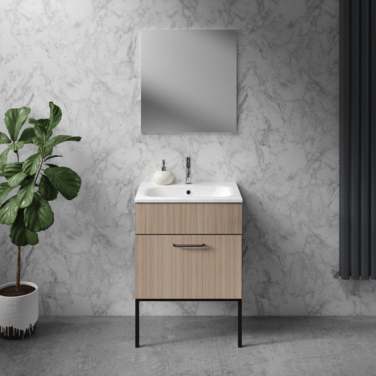 600mm Wide Vanity Units _ Basin_driftwood