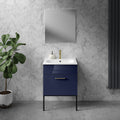 Morley Luxury Bathroom Vanity Unit 600 - Gloss Indigo