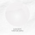 Gloss White Furniture Sample