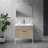 800mm Wide Vanity Units _driftwood