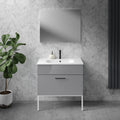 Morley Luxury Bathroom Vanity Unit 800 - Gloss Graphite