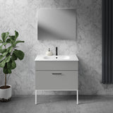 800mm Wide Vanity Units _storm grey