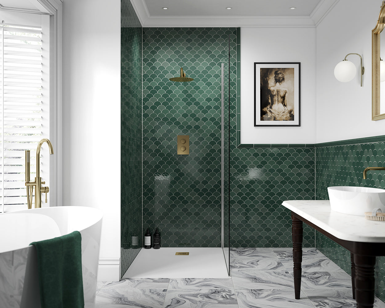 Shower Lifestyle Hockney Tall
