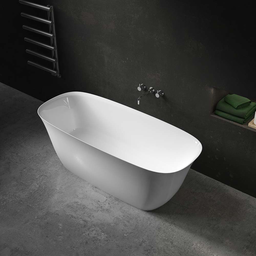 Hockney Bath, Top, Gloss White