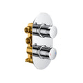 LBC Twin Outlet Thermostatic Shower Valve Chrome