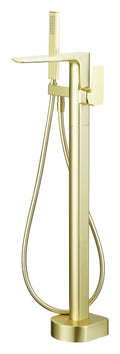 LBC Avant Floor Standing Bath Shower Mixer Tap - Brushed Brass