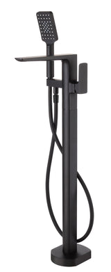 LBC Avant Floor Standing Bath Shower Mixer Tap - Matt Black