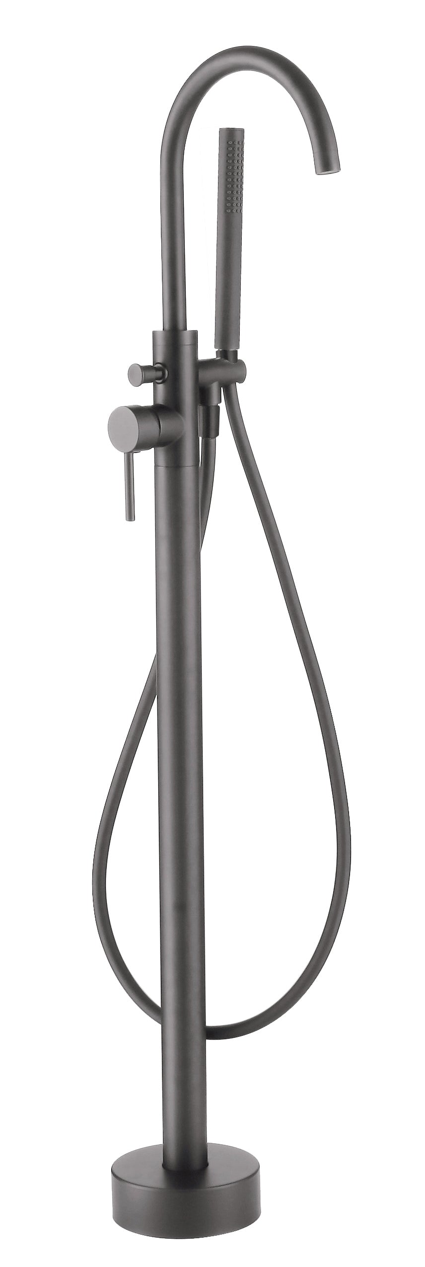 LBC Floor Standing Bath Shower Mixer Tap - Gunmetal Grey