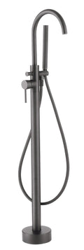 LBC Floor Standing Bath Shower Mixer Tap - Gunmetal Grey