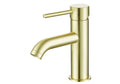 LBC Monobloc Mini Basin Mixer Tap Brushed Brass