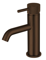 LBC Knurled Monobloc Mini Basin Mixer Tap - Brushed Bronze