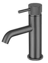 LBC Knurled Monobloc Mini Basin Mixer Tap - Gunmetal Grey
