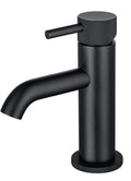 LBC Knurled Monobloc Mini Basin Mixer Tap - Matt Black
