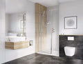 Moore Frameless Shower Panel – Chrome