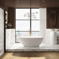 Nash Luxury Stone Teardrop Freestanding Bath 1680