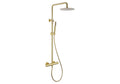 LBC Thermostatic 2 Way Shower Mixer Brushed Brass