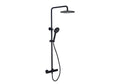 LBC Thermostatic 2 Way Shower Mixer Matt Black