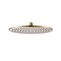 LBC Round Ultra Thin Shower Head Brushed Brass