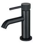 LBC Knurled Monobloc Basin Mixer Tap - Matt Black