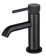 LBC Knurled Monobloc Basin Mixer Tap - Matt Black