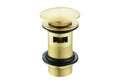 LBC Waste - Clicker Slotted Basin - Brushed Brass