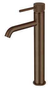 LBC Knurled Monobloc Tall Basin Mixer Tap - Brushed Bronze
