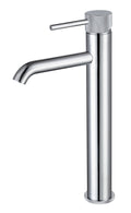 LBC Knurled Monobloc Tall Basin Mixer Tap - Chrome