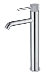 LBC Knurled Monobloc Tall Basin Mixer Tap - Chrome