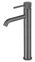 LBC Knurled Monobloc Tall Basin Mixer Tap - Gunmetal Grey