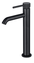 LBC Knurled Monobloc Tall Basin Mixer Tap - Matt Black