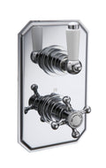 LBC Traditional Single Outlet Concealed Thermostatic Shower Valve - Chrome