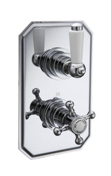 LBC Traditional Single Outlet Concealed Thermostatic Shower Valve - Chrome