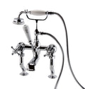 LBC Traditional Deck Mounted Bath Shower Mixer - Chrome