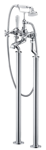 LBC Traditional Floorstanding Bath Shower Mixer - Chriome