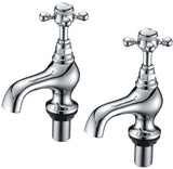 LBC Traditional Bath Taps - Chrome