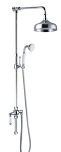 LBC Traditional 2 Way Shower Mixer System - Chrome