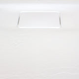 Turner Stone Texture Rectangular Shower Tray 1000 x 900 Matt White