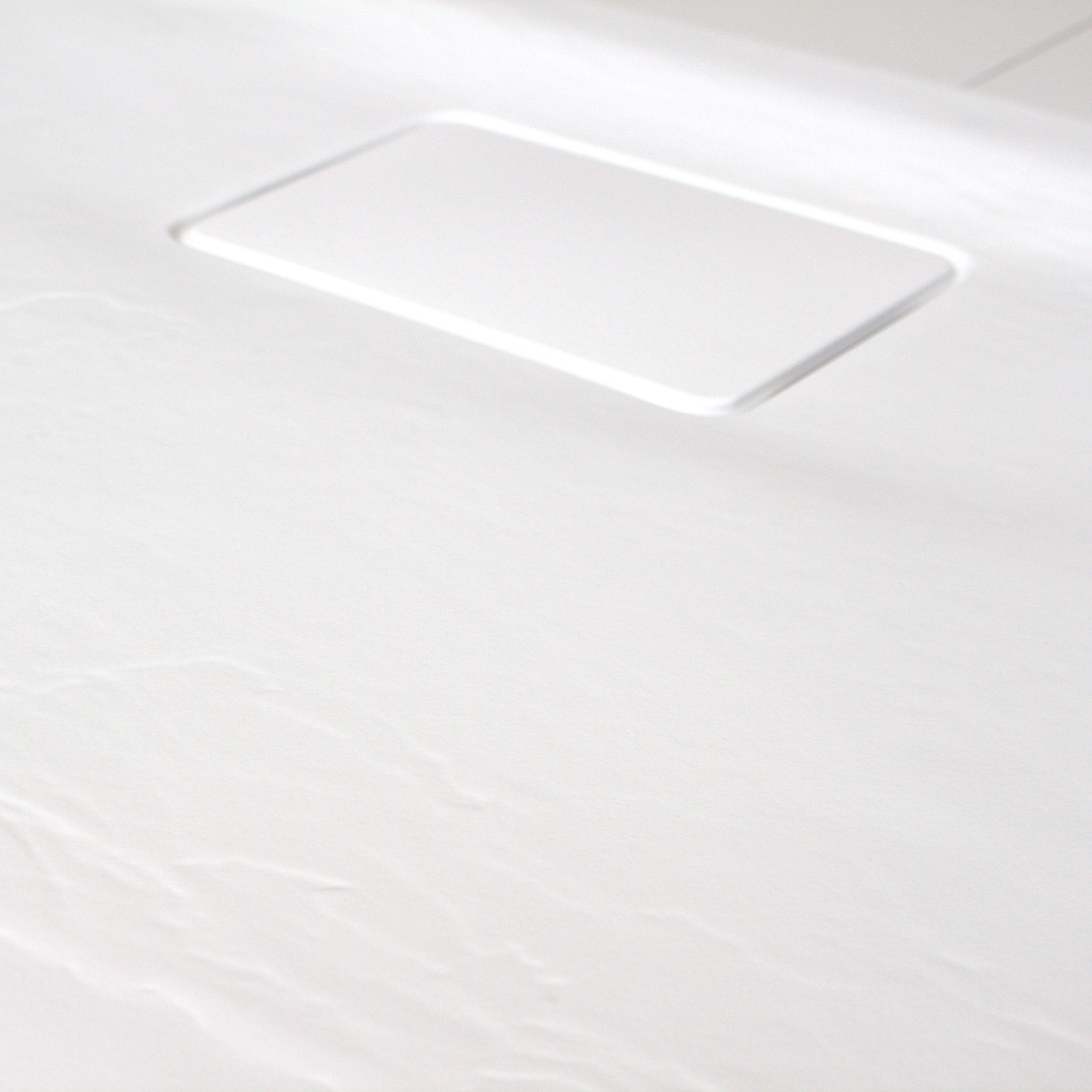 Turner Stone Texture Square Shower Tray 900 x 900 Matt White