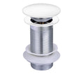 LBC Waste - Clicker Slotted / Unslotted Bath - White