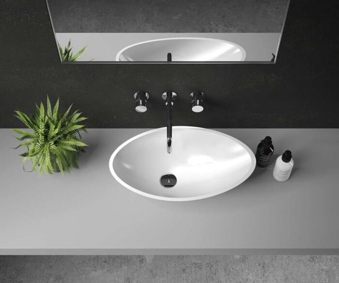 Banksy Stone Counter Top Basin 560