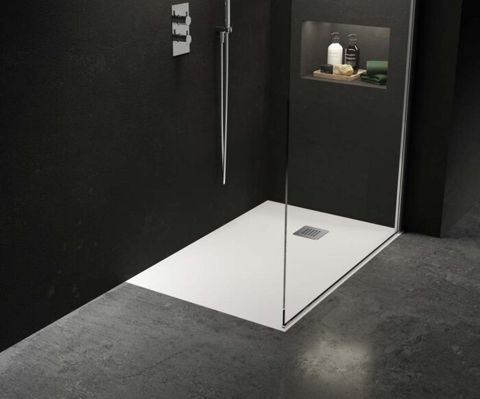 Hockney Stone Rectangular Shower Tray 1200 x 800