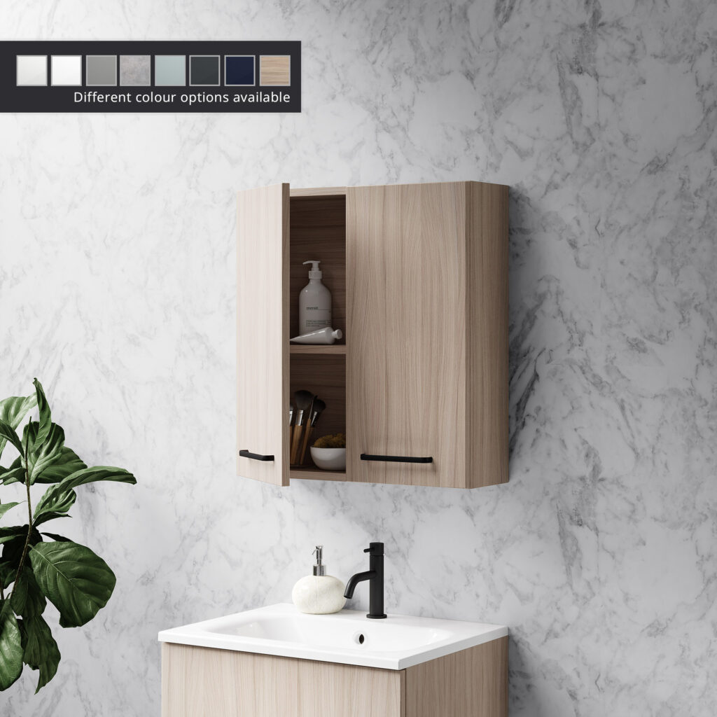 Morley Luxury Bathroom Wall Unit 600 - The Luxury Bath Company