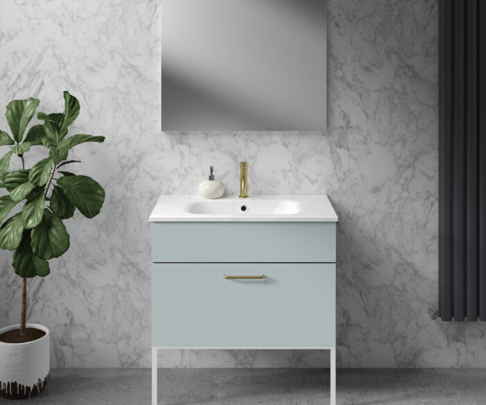 Morley Luxury Bathroom Vanity Unit 800 - Ocean Green